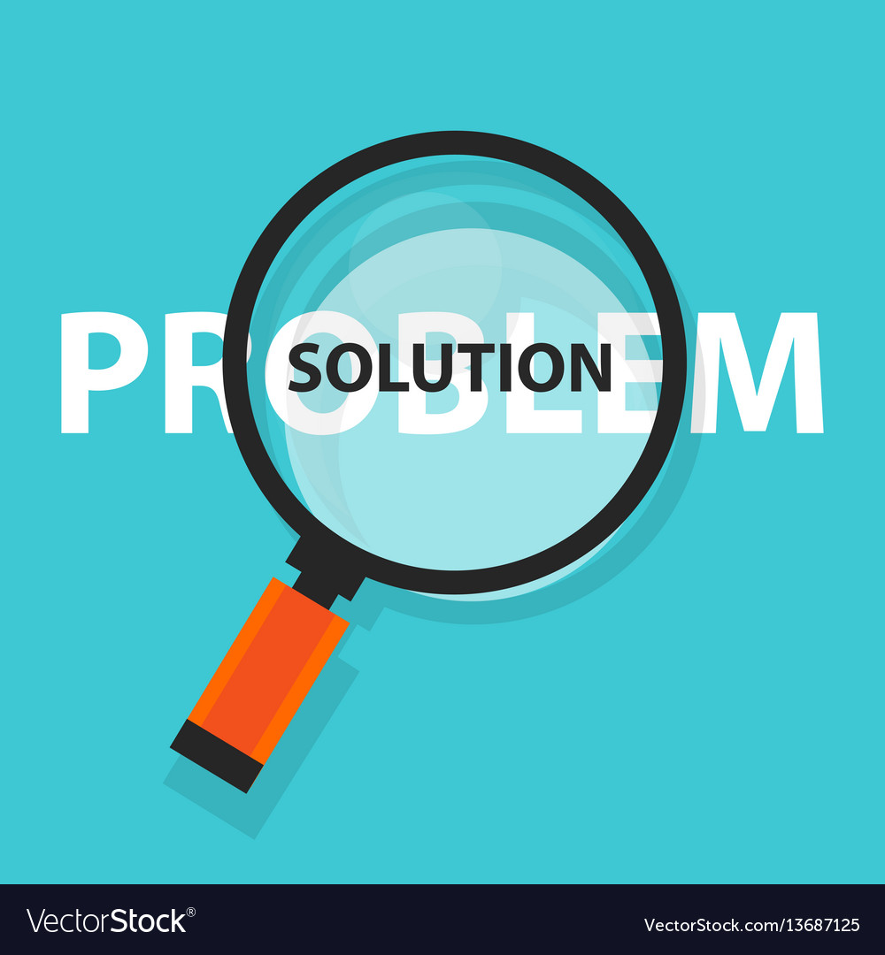 Problem Solving Magnifying Glass