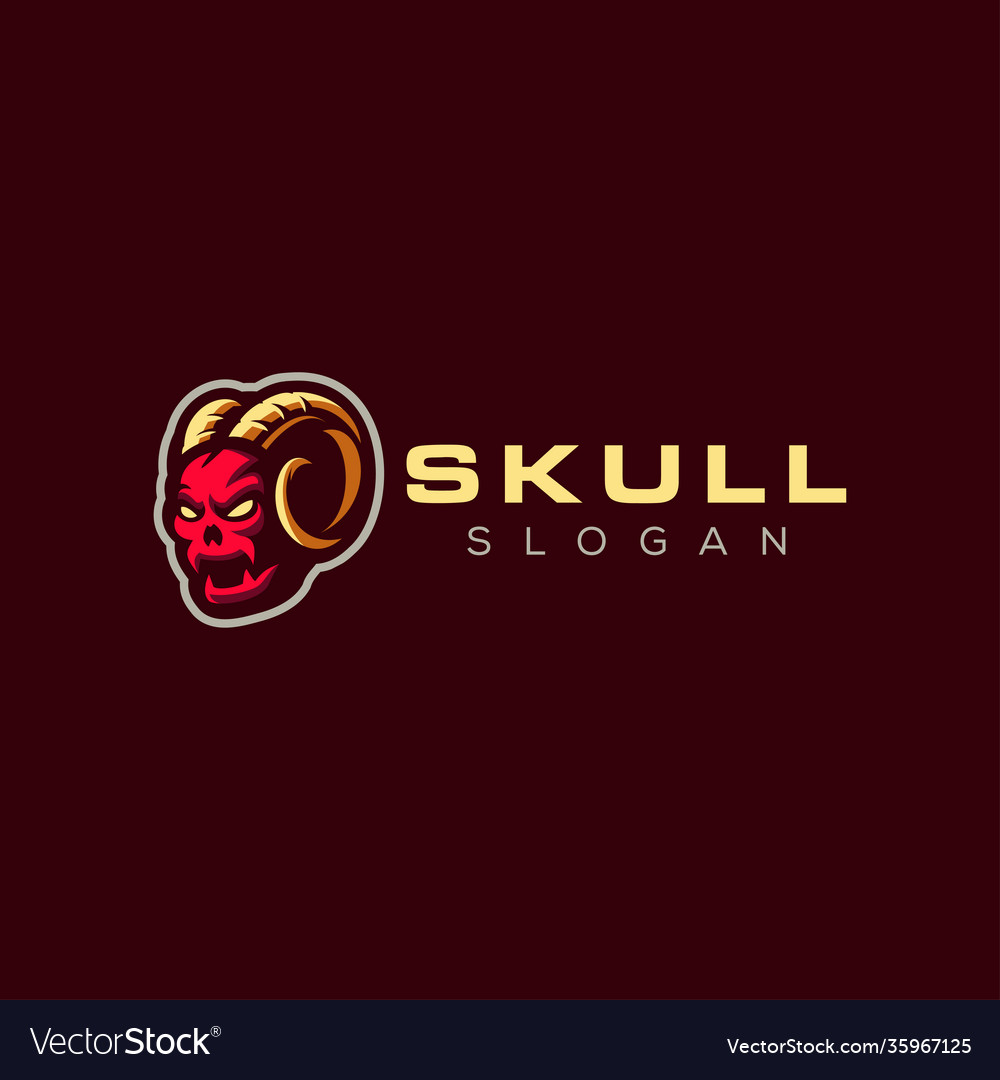 Skull Sport Gaming Logo Design