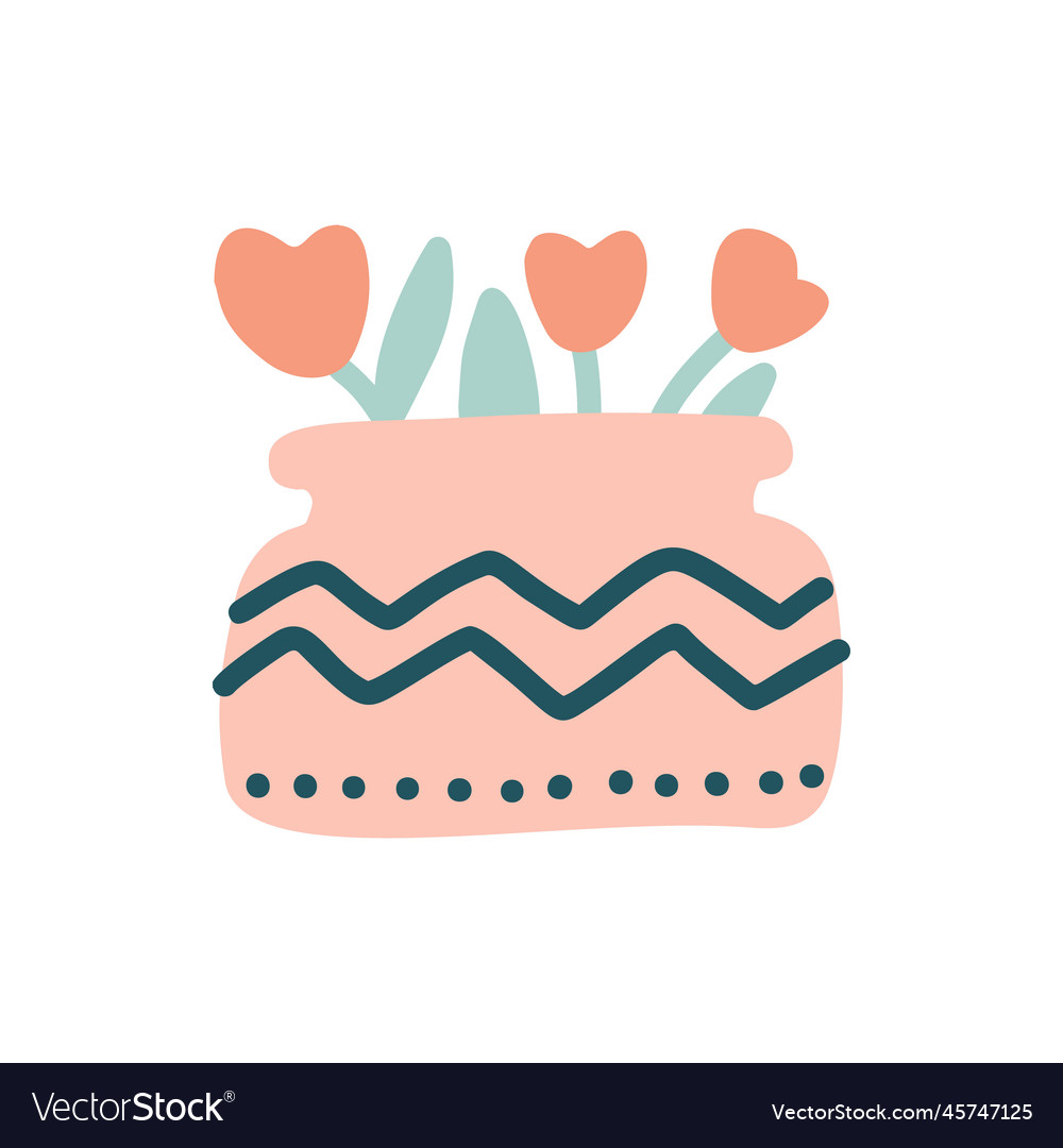 Spring 70s inspired pattern in rectangular vector image Spring 70s inspired pattern in rectangular