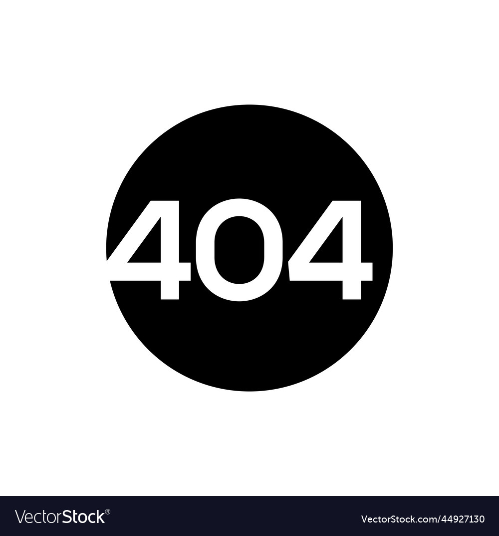 404 internet error page icon number symbol