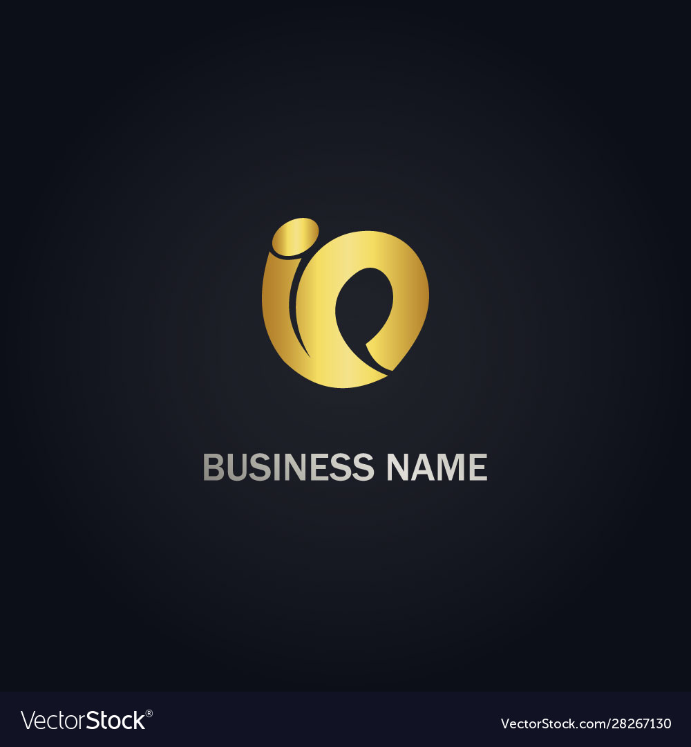 Abstract shape curve design logo
