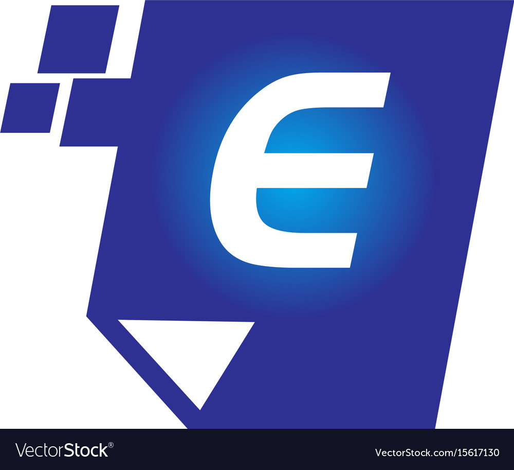 Digital paper initial e