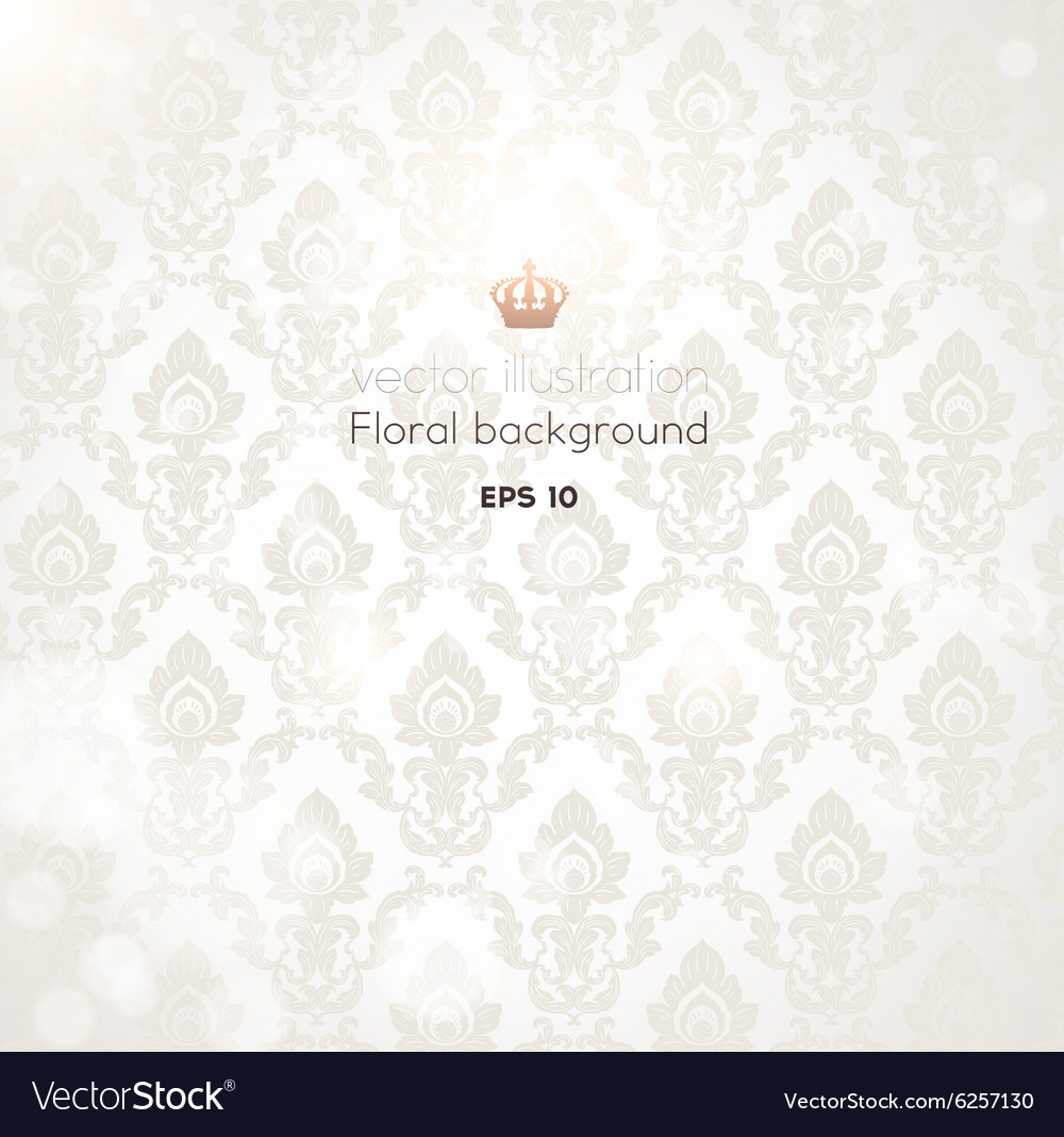 Floral background in neutral tones