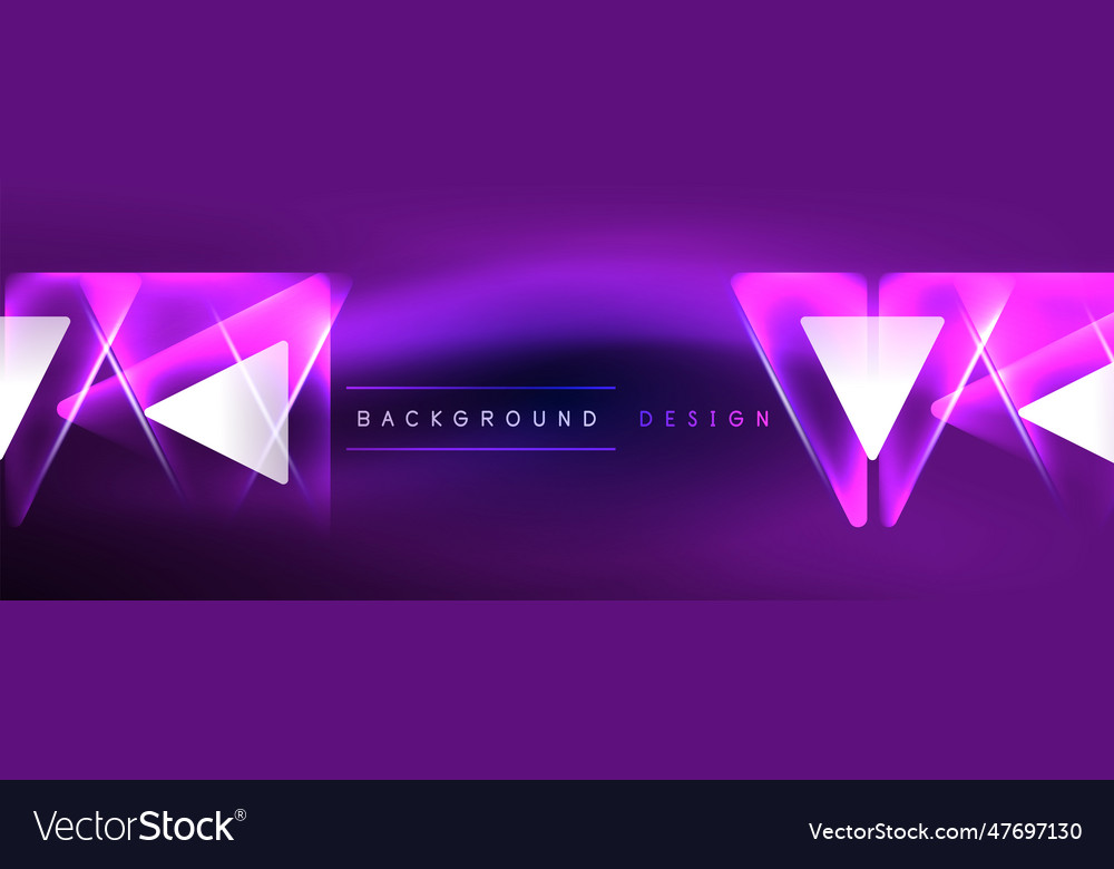 Neon lights hacking geometric background virtual