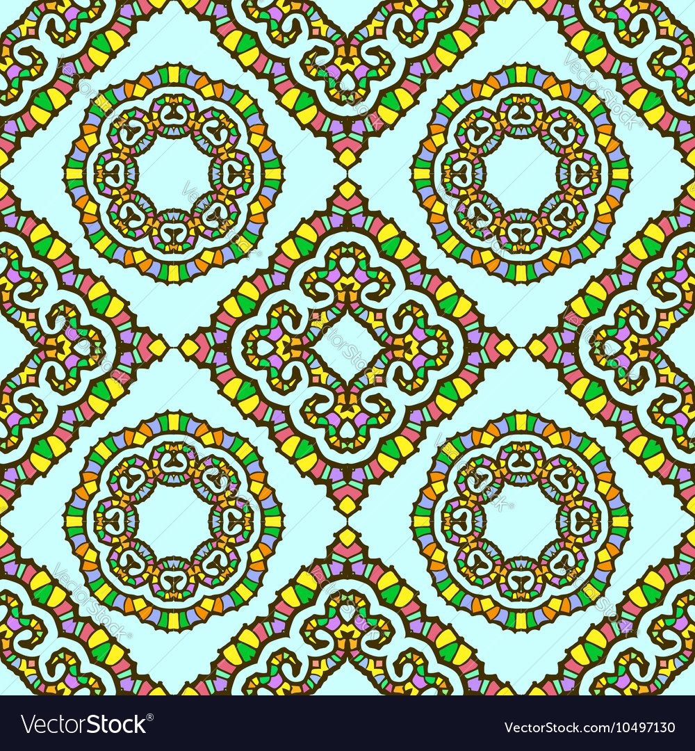 Seamless pattern from abstract elements