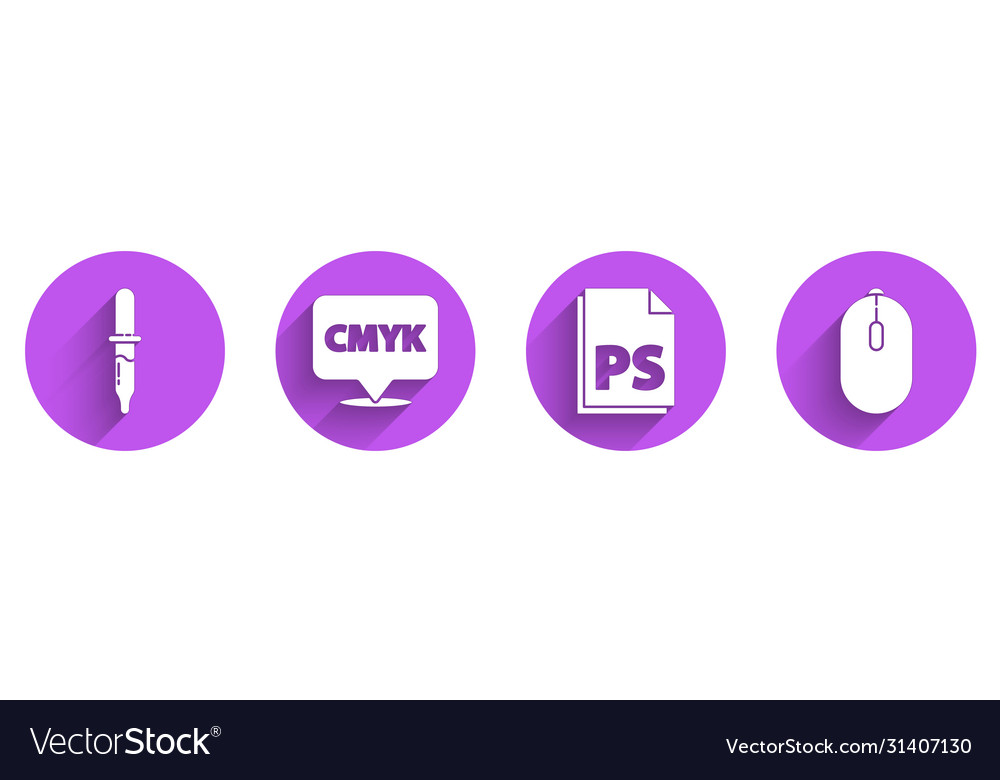 Set pipette speech bubble with text cmyk ps file vector image Set pipette speech bubble with text cmyk ps file
