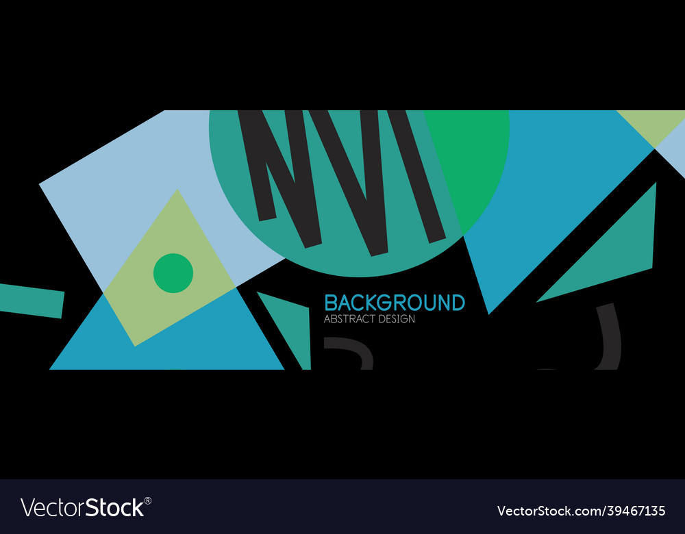 Abstract background blocks lines triangles vector image Abstract background blocks lines triangles