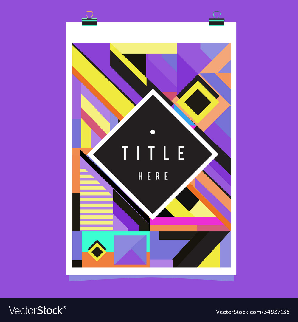 Abstract colorful geometric pattern background