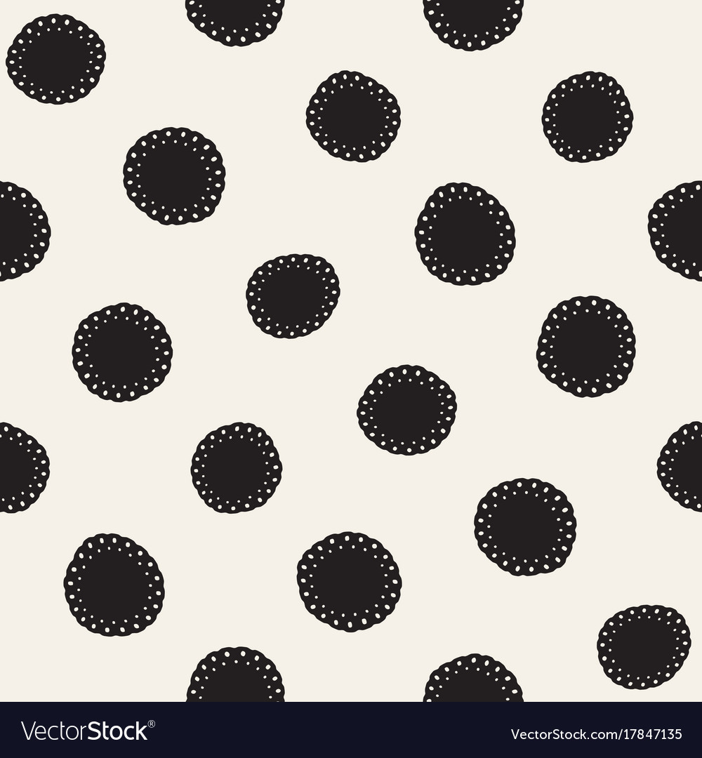 Abstract Freehand Dot Pattern