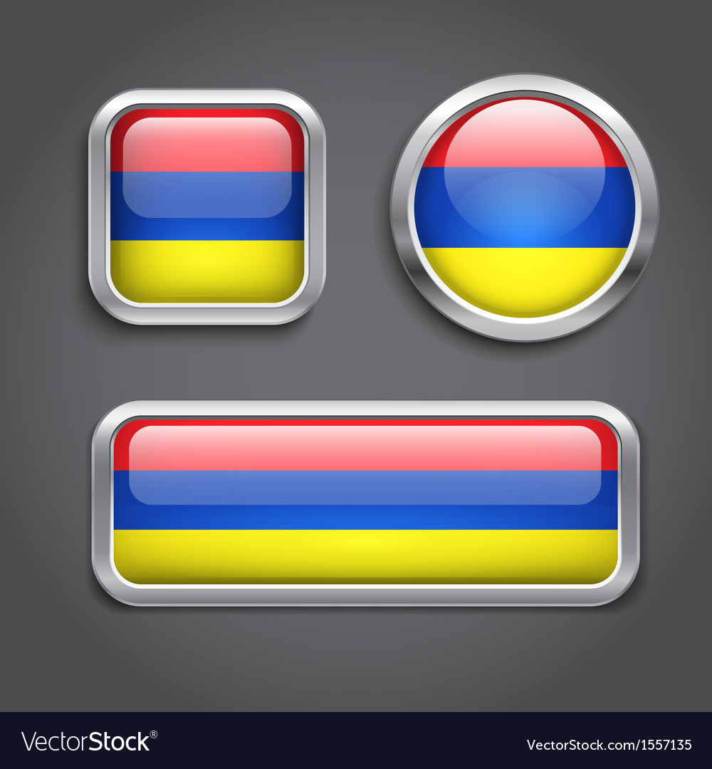 Armenia flag buttons