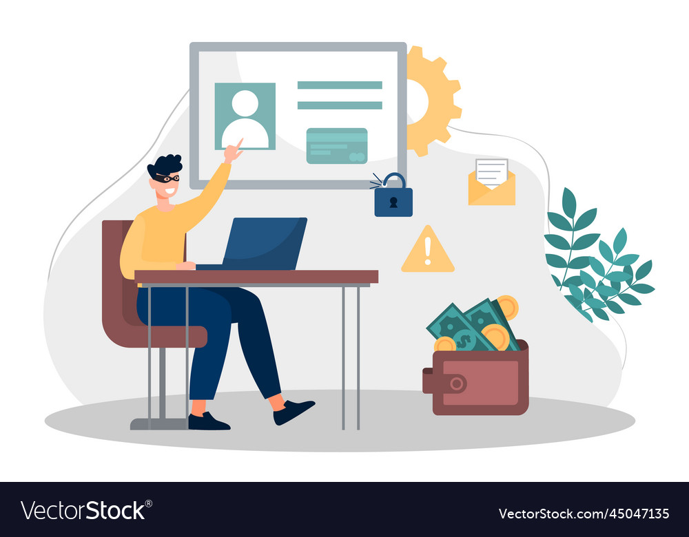 Hacker king Royalty Free Vector Image - VectorStock