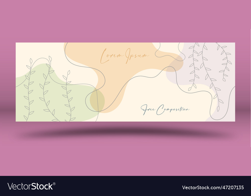Handmade background layout with arbitrary shapes vector image Handmade background layout with arbitrary shapes
