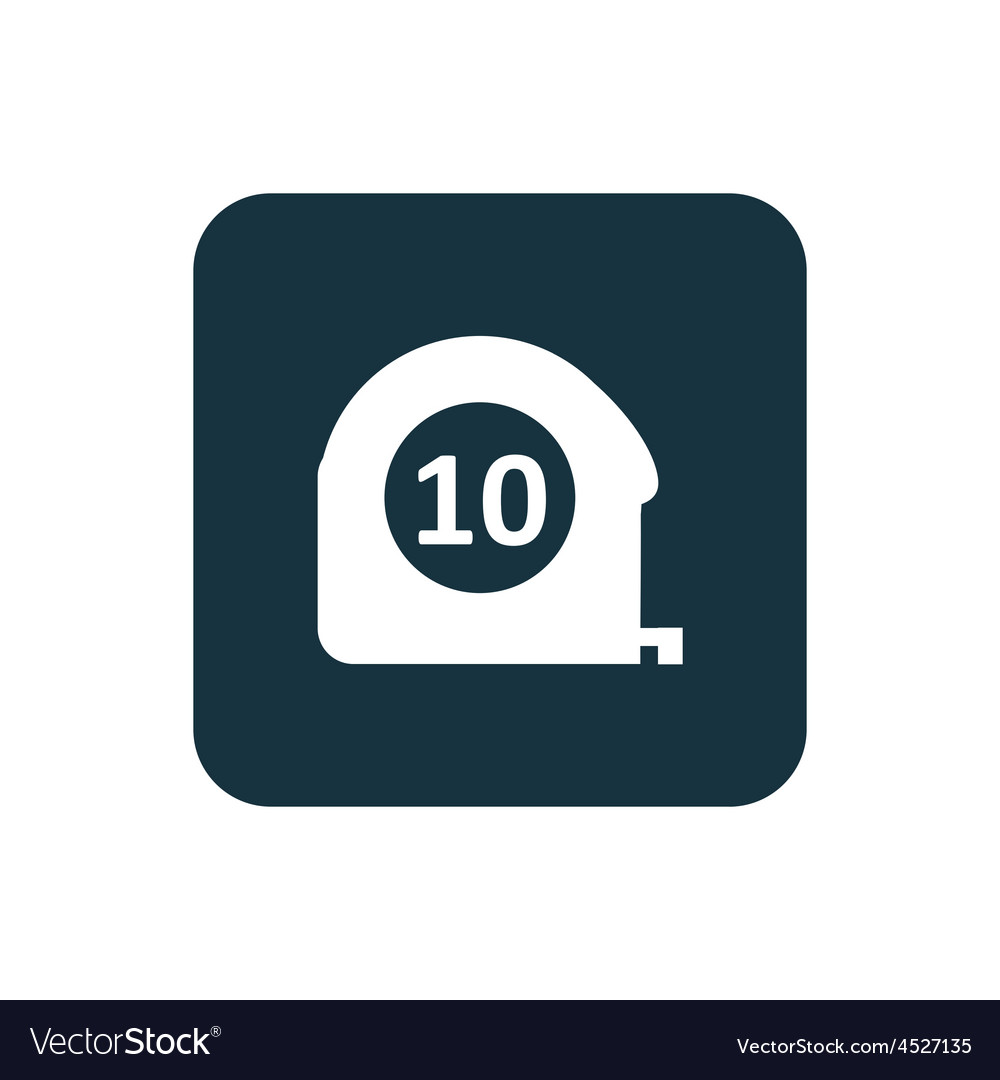 Measurement icon rounded squares button