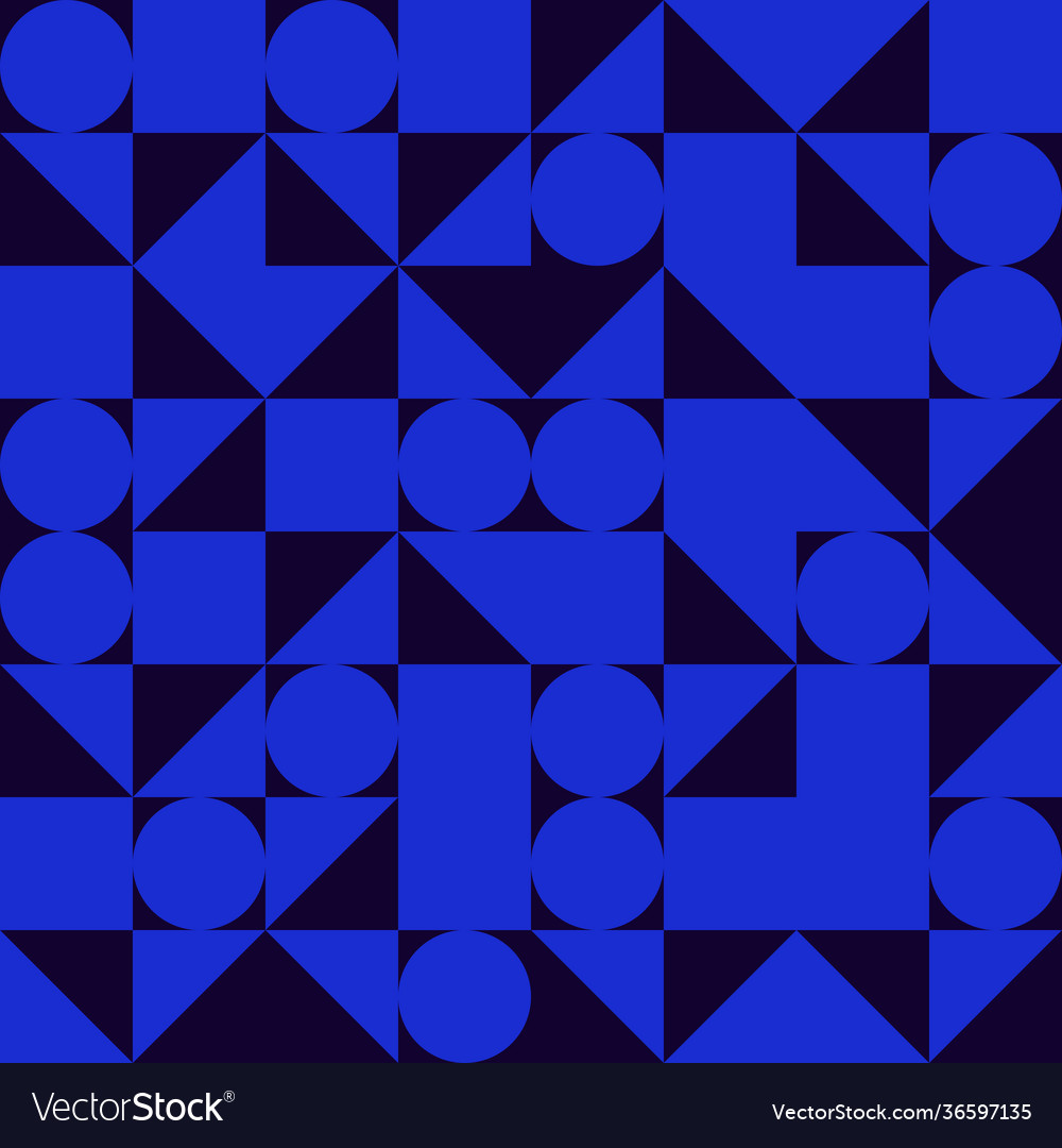 Mosaic abstract pattern design vector image Mosaic abstract pattern design