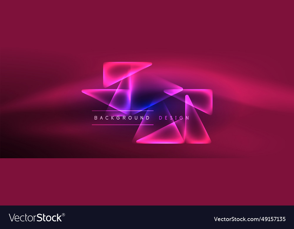 Neon lights hacking geometric background virtual