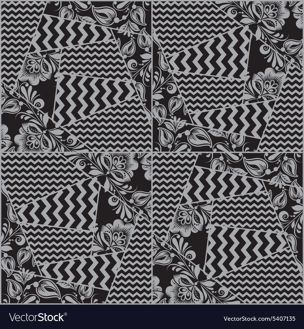 Seamless patchwork pattern