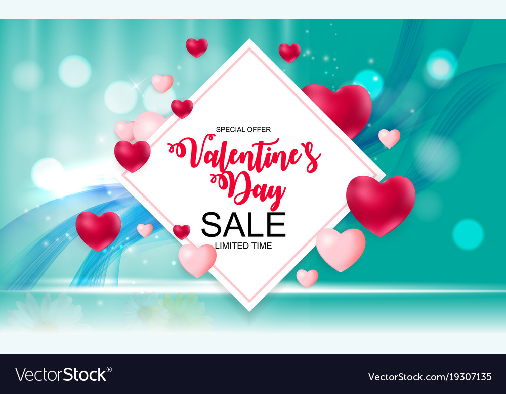 Valentines day sale discount card