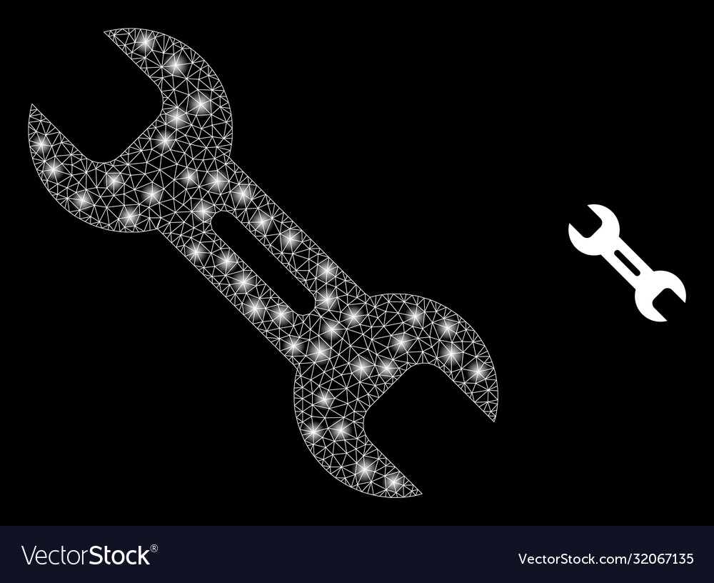 Wrench tool - bright web net with lightspots