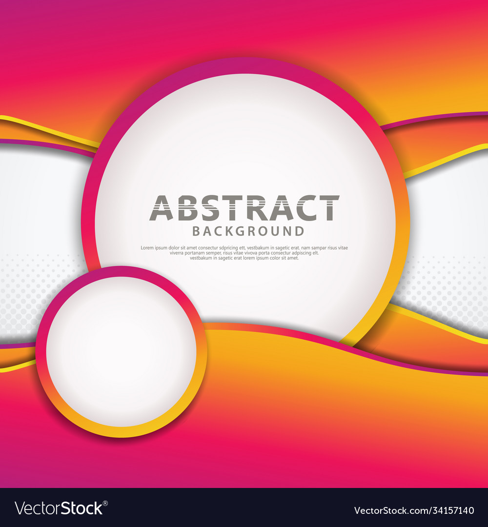 Abstract circle geometric pattern design
