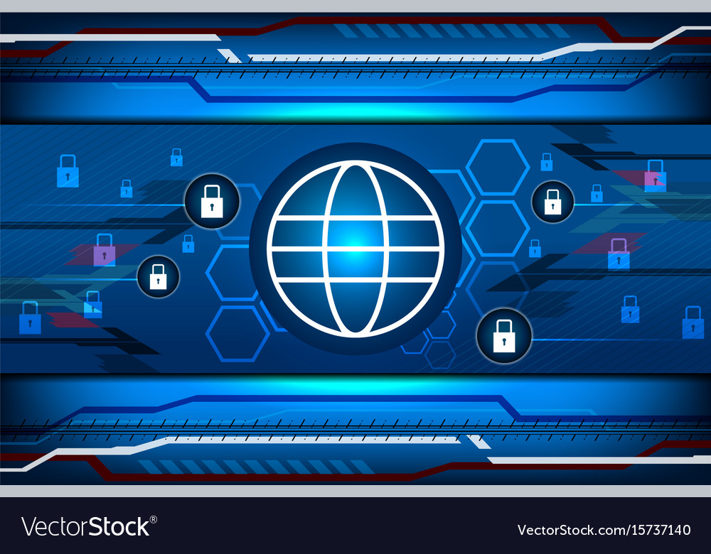 Cyber-tech digital padlock