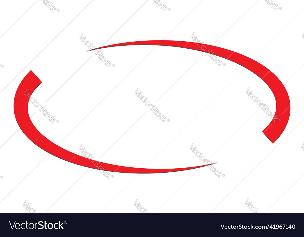 Ellipse oval circle frame border banner icon