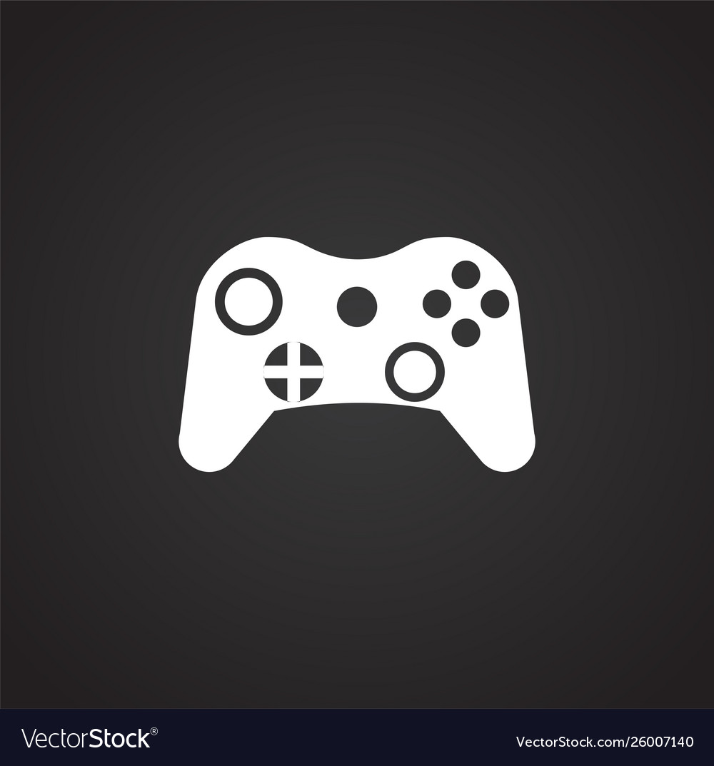 Joystick icon on background for graphic and web Vector Image Joystick icon on background for graphic and web