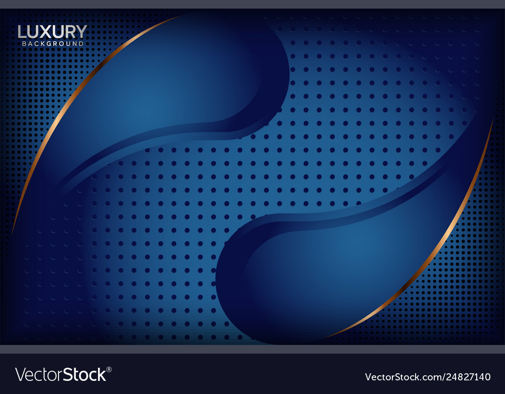 Luxurious navy royal blue elegant background Vector Image