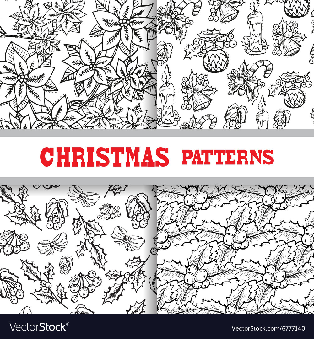 Seamless patterns set