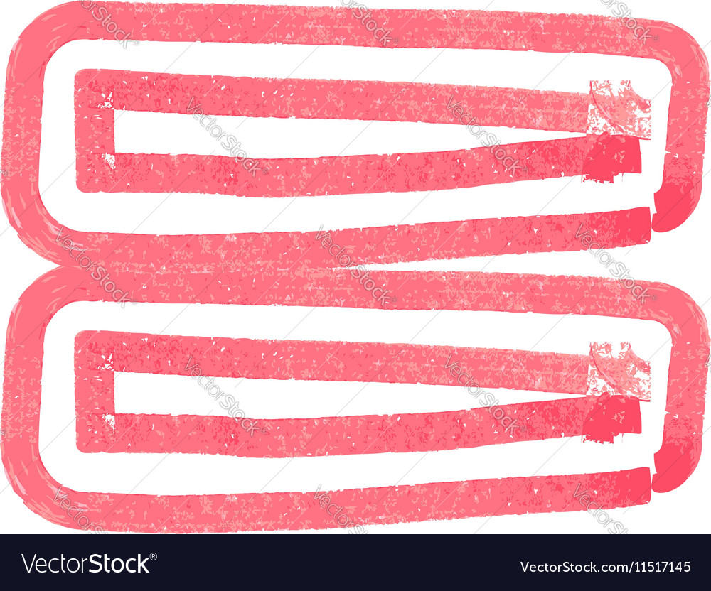 Abstract symbol made with red marker