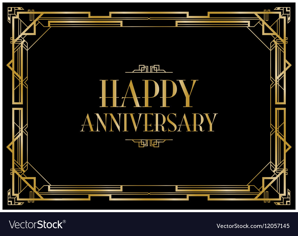 Art Deco Anniversary Celebration