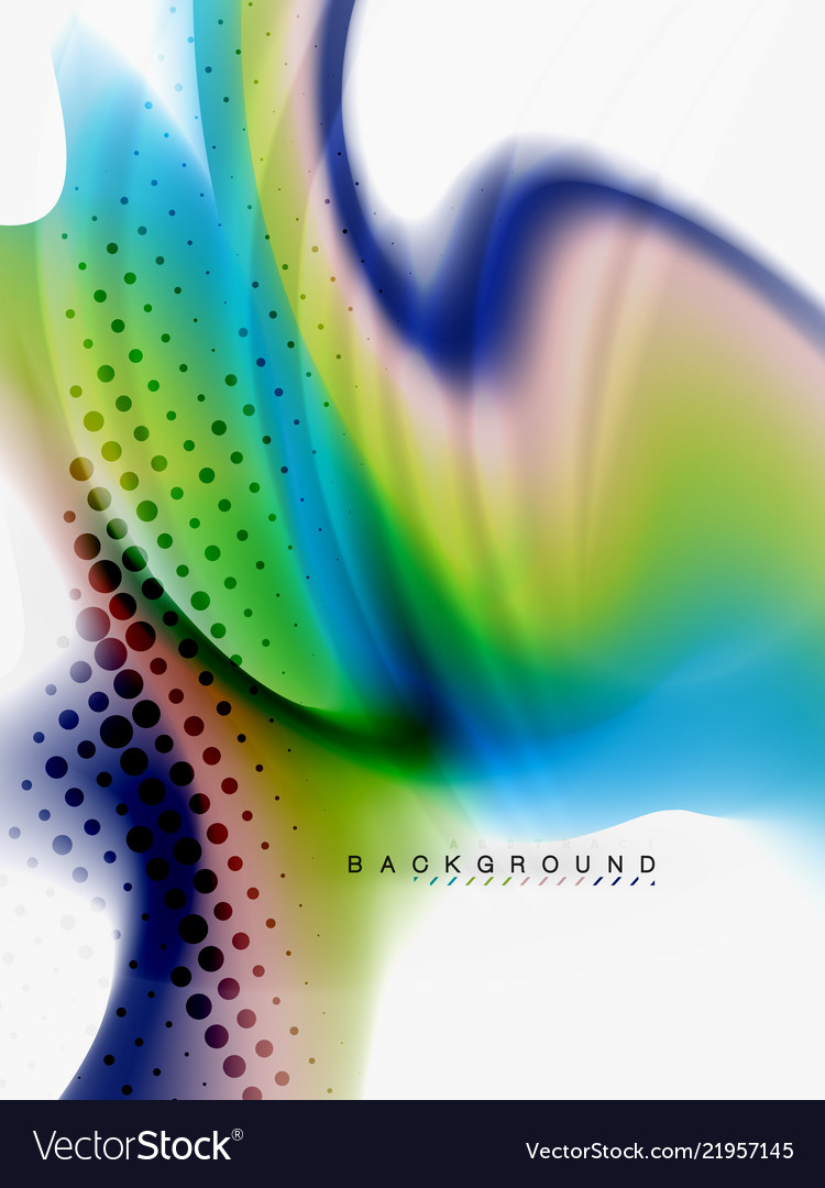 Background abstract color flow liquid design Vector Image Background abstract color flow liquid design