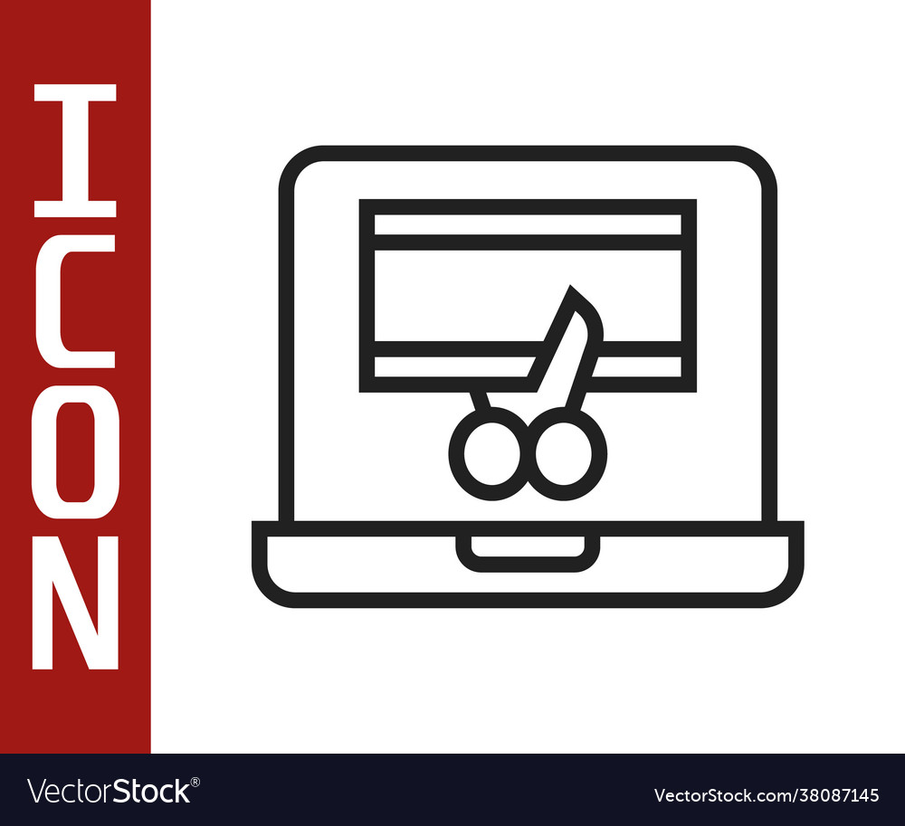 Black line video recorder or editor software