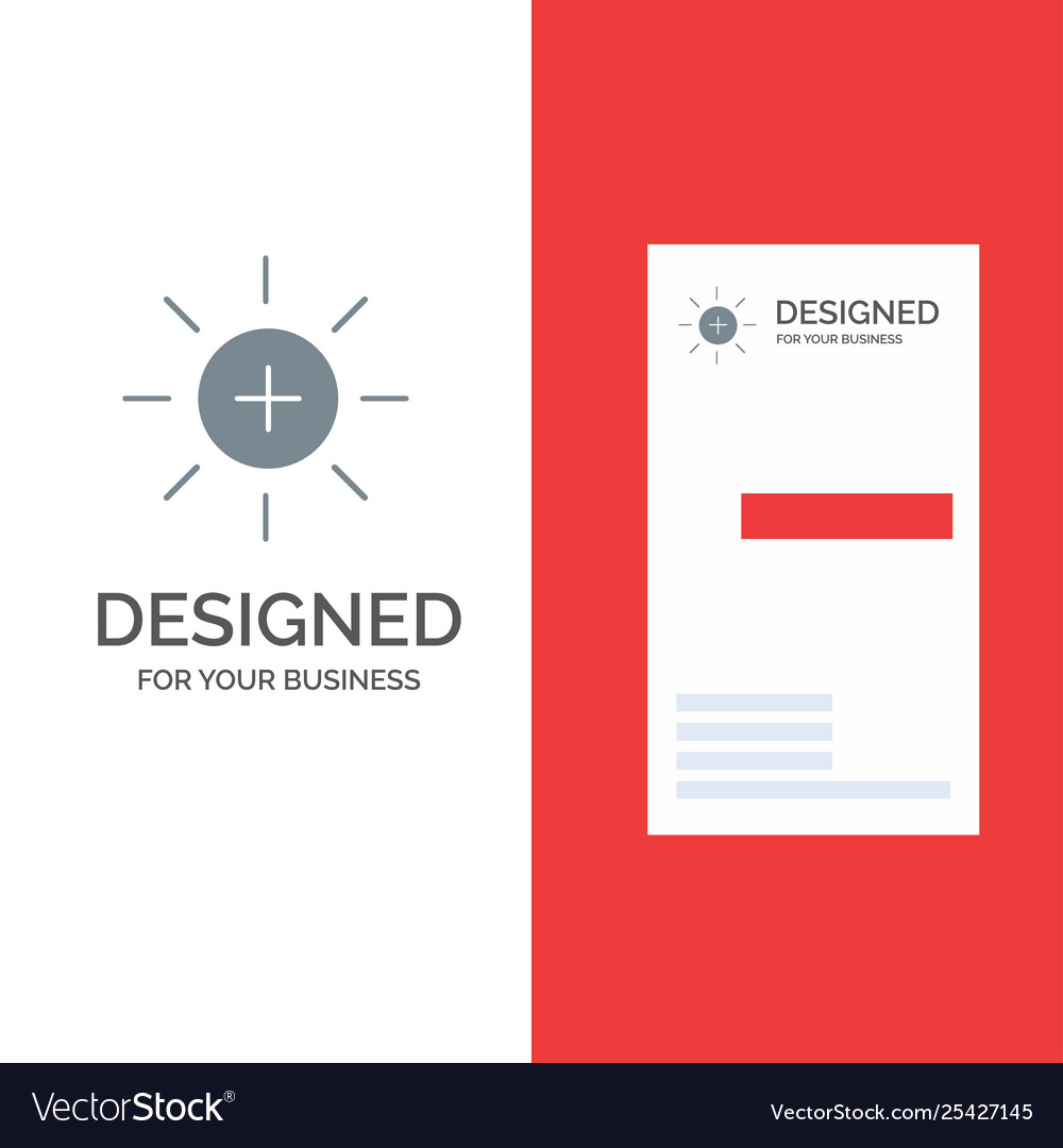 Brightness interface ui user grey logo design vector image Brightness interface ui user grey logo design