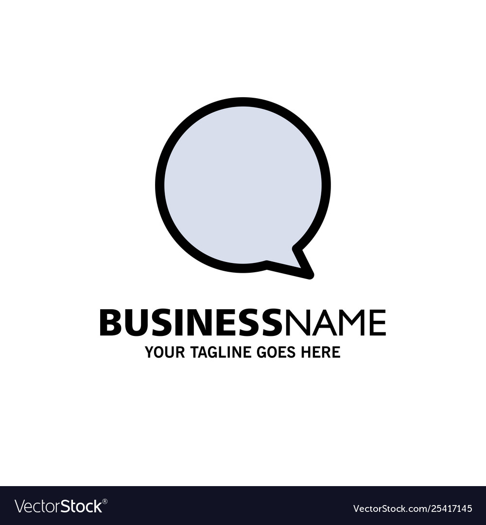 Chat instagram interface business logo template Vector Image