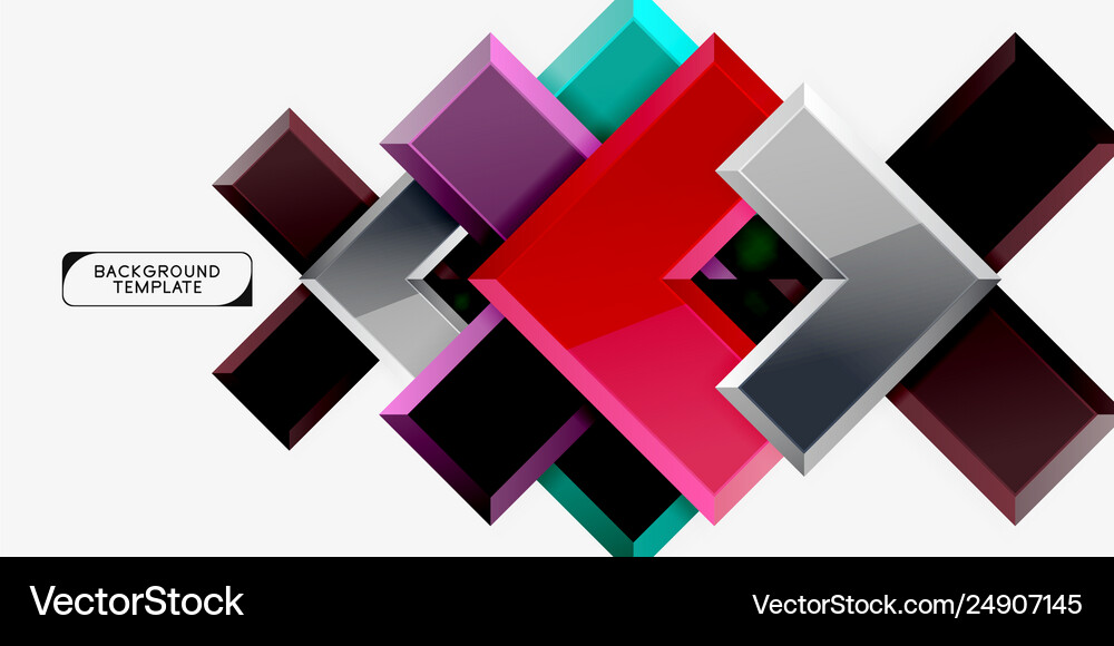 Glossy arrows background Royalty Free Vector Image