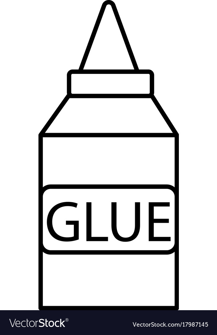 Glue tube icon Royalty Free Vector Image - VectorStock