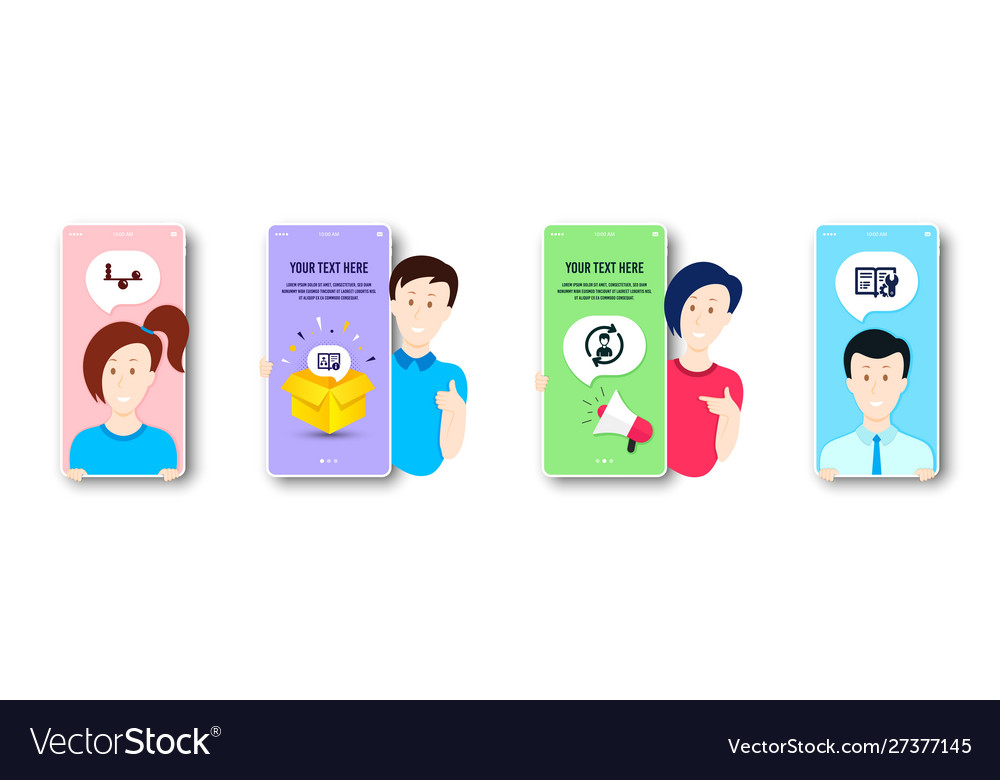 Human resources technical algorithm and balance vector image Human resources technical algorithm and balance
