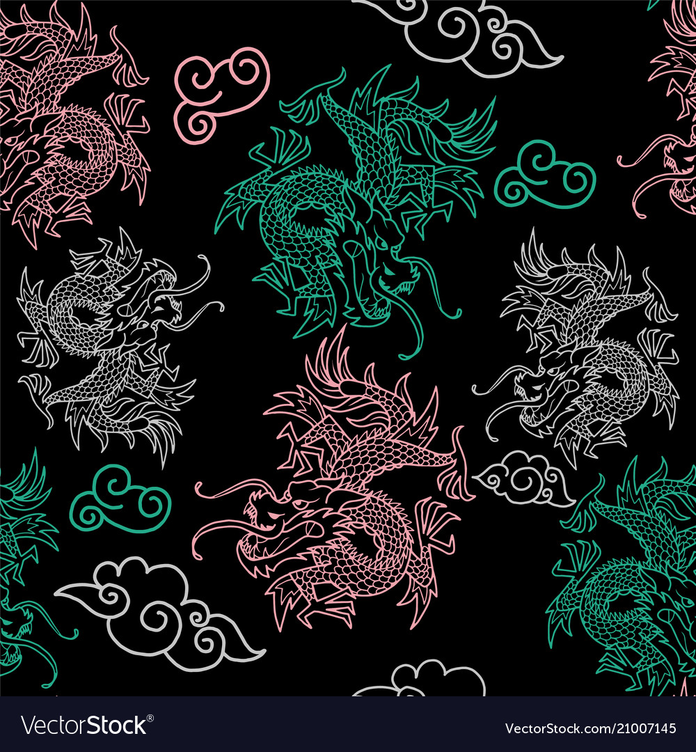 Japanese Dragon Pattern