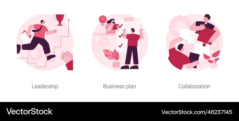 Startup development abstract concept Royalty Free Vector