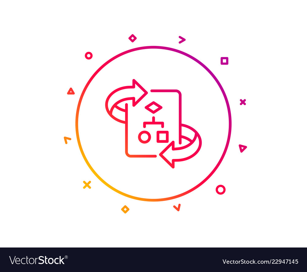 Projekt der Algorithmuszeile Vector Image Projekt der Algorithmuszeile