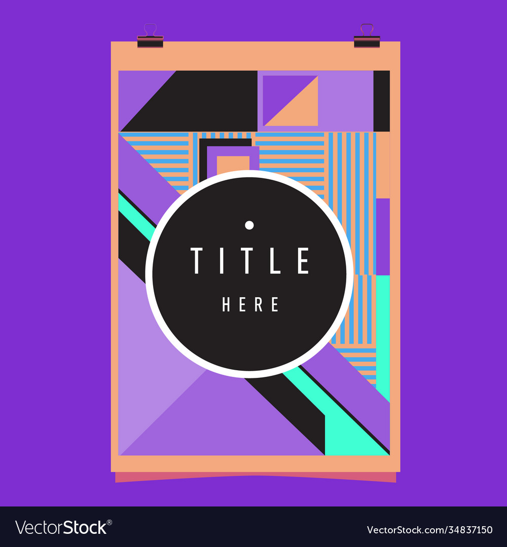 Abstract colorful geometric pattern background vector image Abstract colorful geometric pattern background