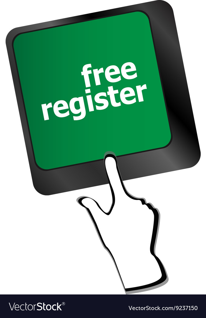 Free register computer key showing internet login