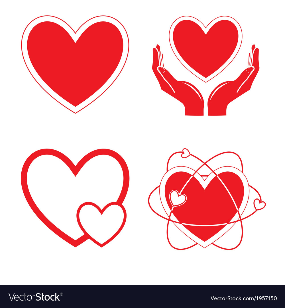 Heart icons