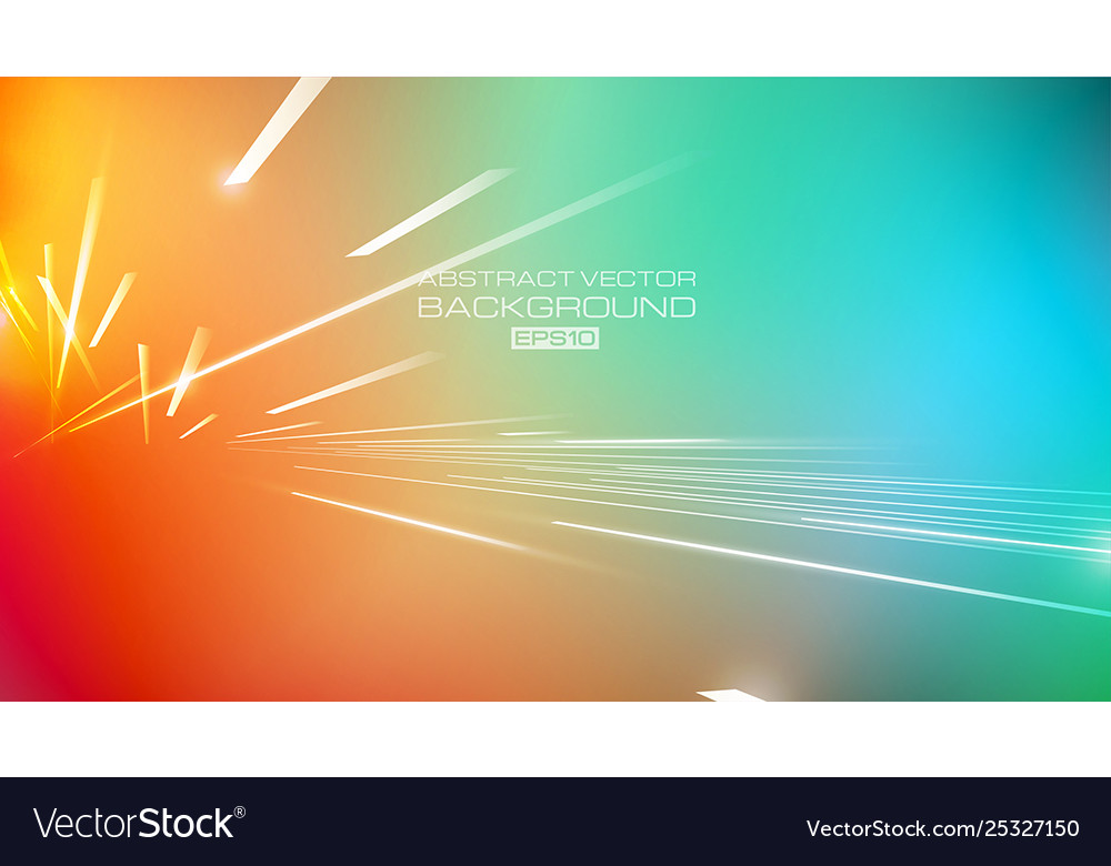 Lines abstract on colorful background vector image Lines abstract on colorful background