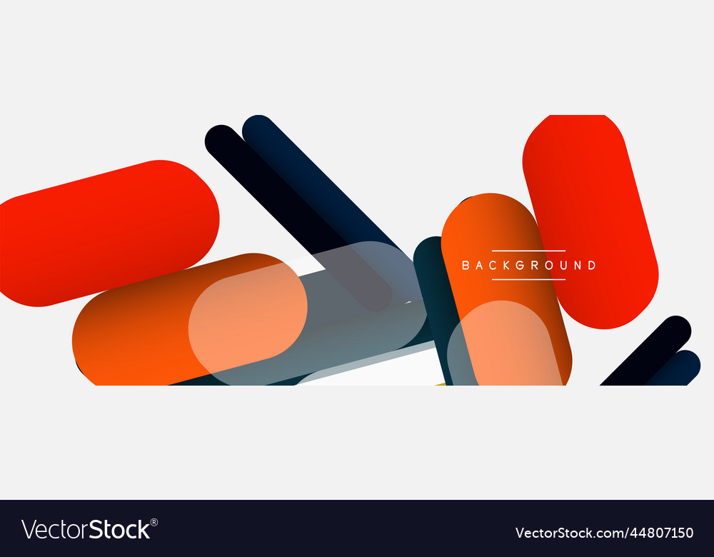 Overlapping round shapes and lines background Vector Image Overlapping round shapes and lines background