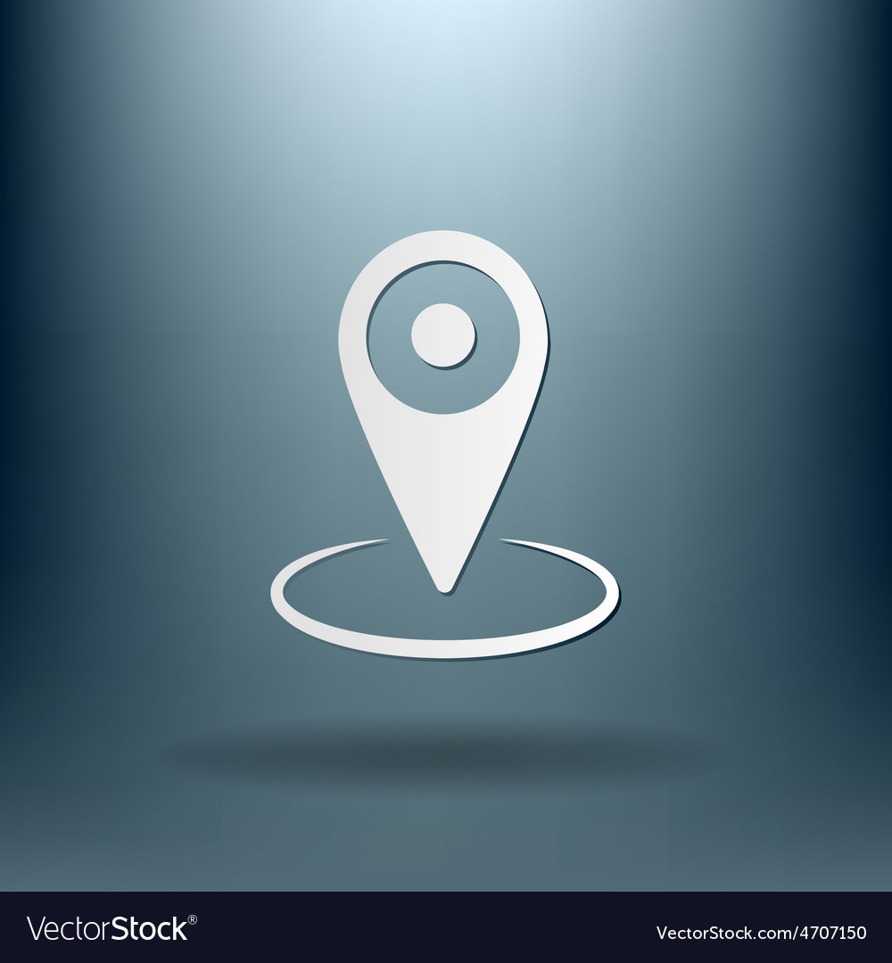 Pin location on the map