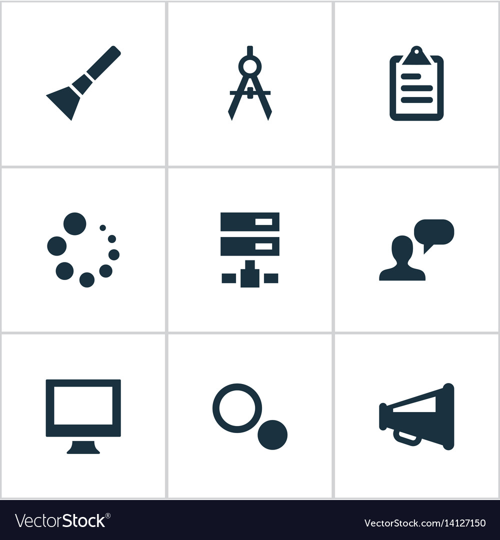 Set of simple ui icons