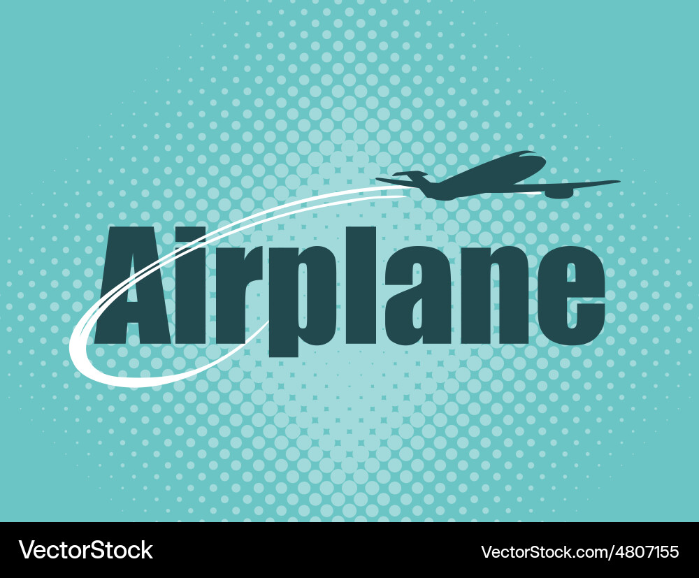 Airplane Royalty Free Vector Image - VectorStock
