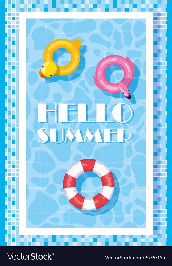 Duck flamingo and safe float design