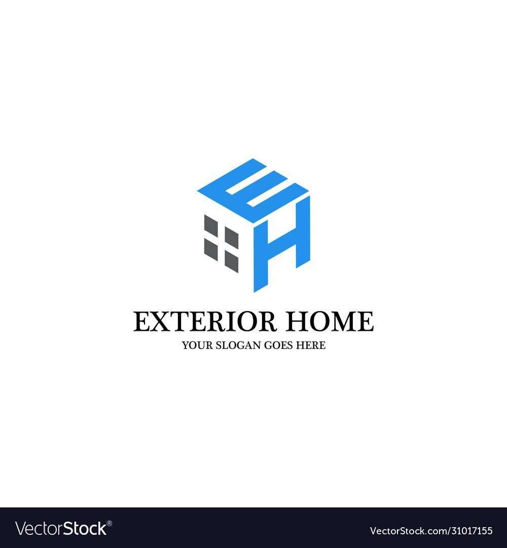 Exterior home logo inspiration clean and creative